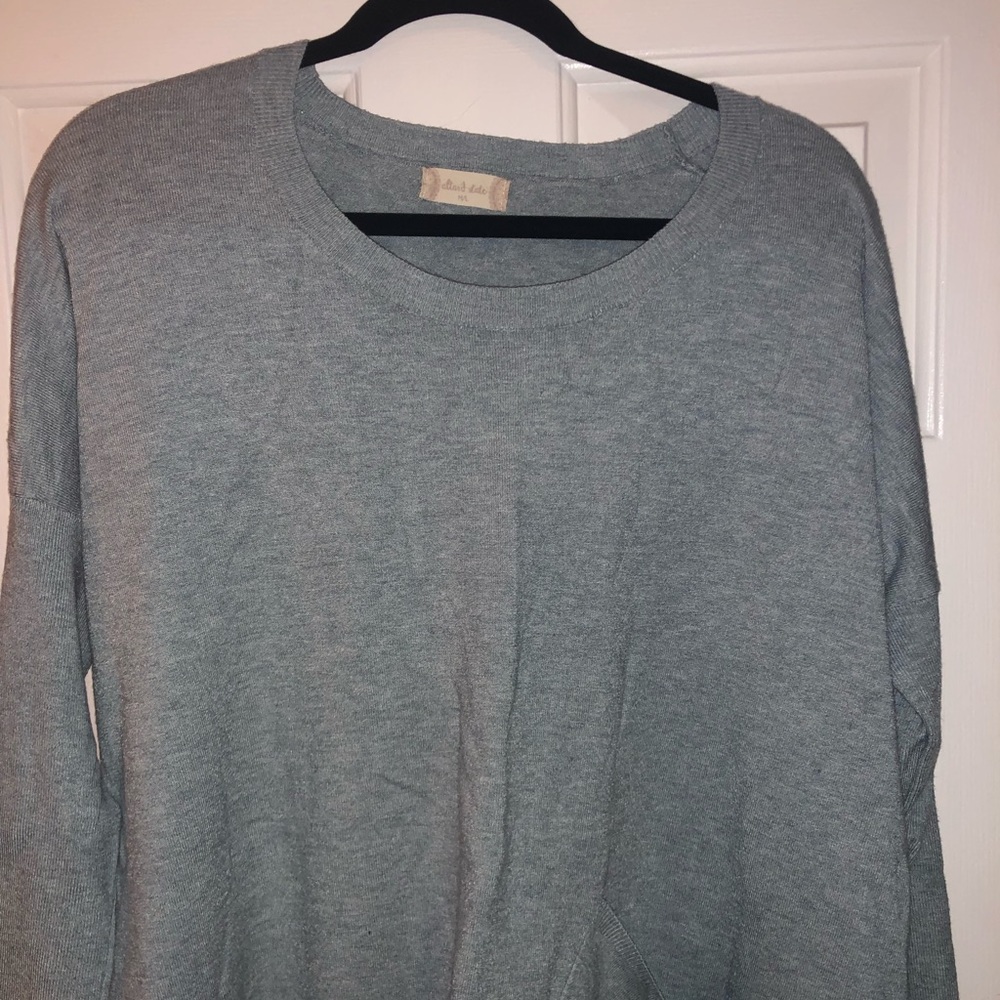 Altar’d State heather blue tunic sweater